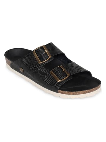 BACKSUN Slippers "Bali" zwart