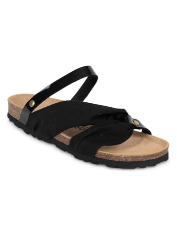 BACKSUN Pantoletten "Faripa" in Schwarz