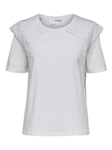 SELECTED FEMME Koszulka "Olivia" w kolorze białym