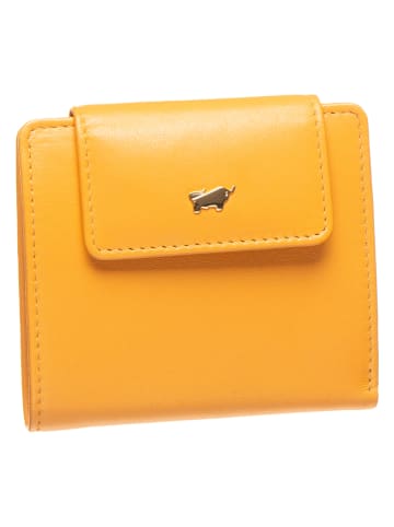 Braun Büffel Skórzany portfel w kolorze musztardowym - (S)10 x (W)10 x (G)2 cm