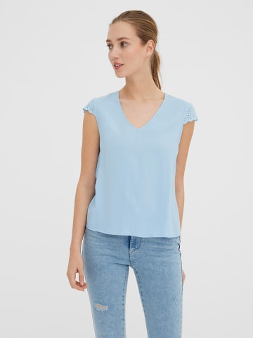 Vero Moda Koszulka "Vica" w kolorze błękitnym