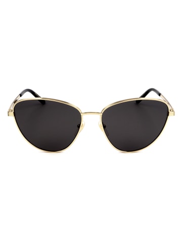 Gucci Damskie okulary przeciwsłoneczne w kolorze złoto-czarnym
