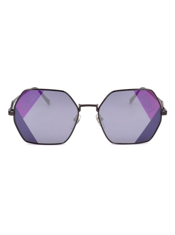 MCM Damen-Sonnenbrille in Schwarz/ Lila