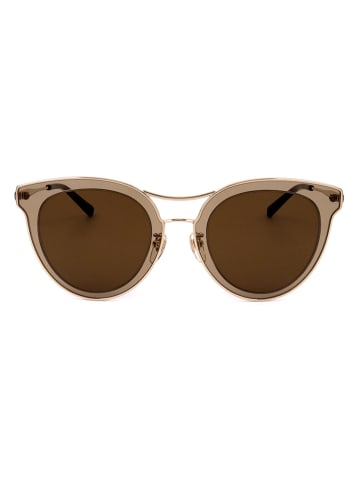 MCM Damskie okulary przeciwsłoneczne w kolorze złoto-brązowym