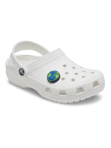 Crocs Jibbitz "Smiley Brand World" in Blau/ Grün