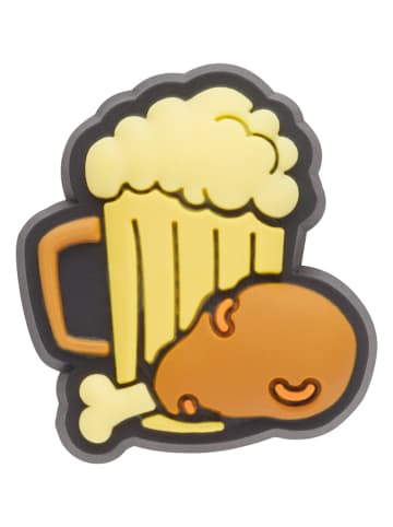 Crocs Schoensieraad "Chicken and Beer" lichtbruin/geel