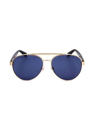 Marc Jacobs Dameszonnebril goudkleurig-grijs/donkerblauw