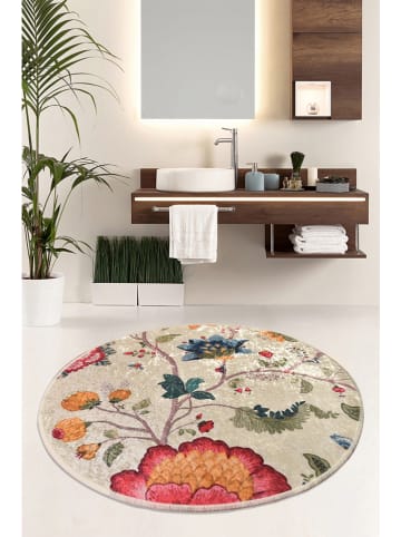 Colorful Cotton Badvorleger "Arya" in Beige/ Bunt