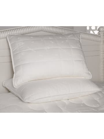 Colorful Cotton Bambusowa poduszka w kolorze białym