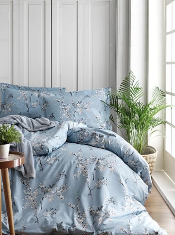 Colorful Cotton Renforcé beddengoedset "Chicory" mintgroen