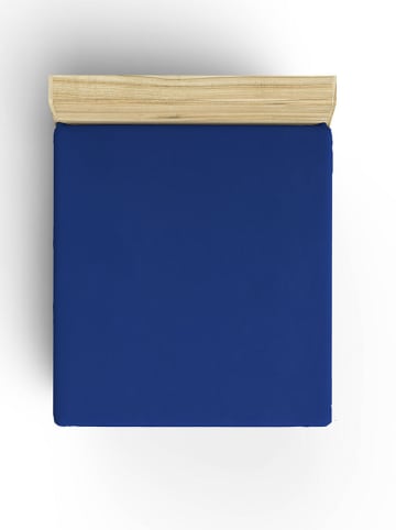 Colorful Cotton Renforcé hoeslaken blauw