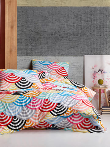 Colorful Cotton Renforcé-Bettwäsche-Set in Bunt