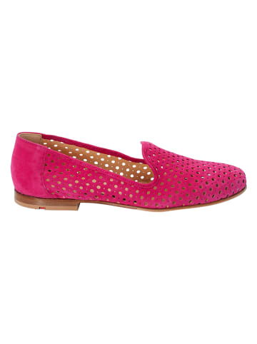 LLOYD Skórzane slippersy w kolorze różowym
