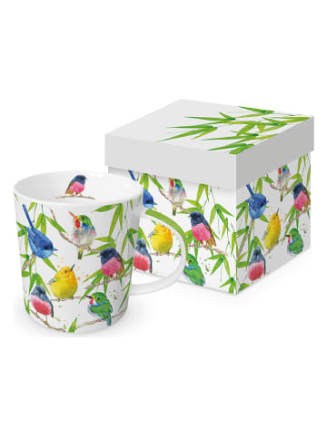 ppd Jumbotasse "Bird Paradise" in Weiß/ Bunt - 350 ml