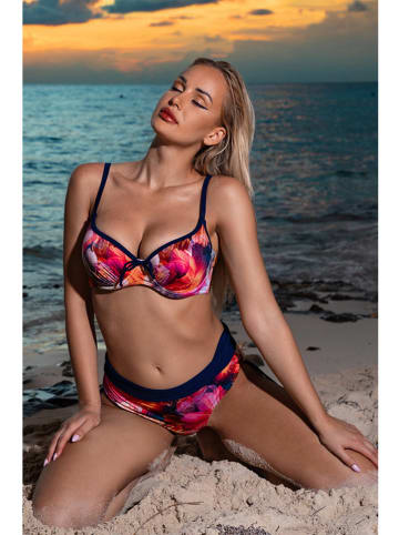 Aquarilla Bikini "Virginia"  in Dunkelblau/ Pink