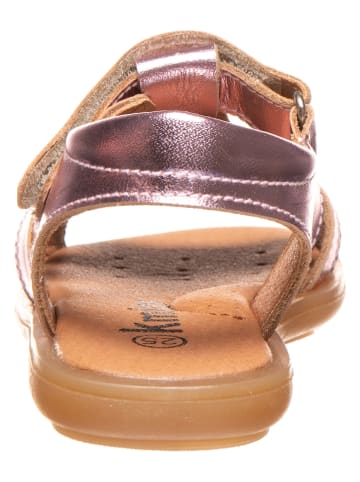 kmins Leren sandalen lichtroze