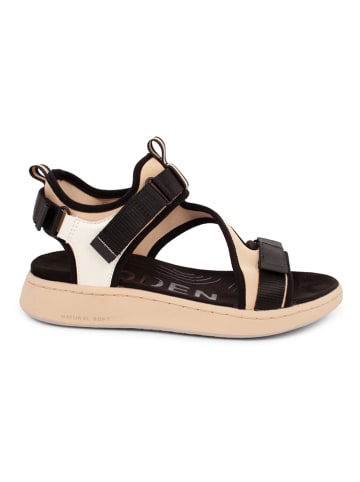 WODEN Sandalen "Emilie" in Beige/ Schwarz