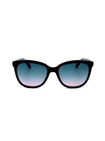 Karl Lagerfeld Damskie okulary przeciwsłoneczne w kolorze czarno-niebiesko-różowym