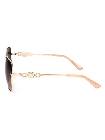 Guess Damen-Sonnenbrille in Braun/ Gold