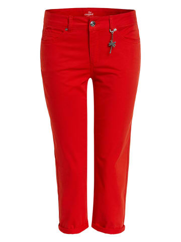 Oui Spodnie w kolorze czerwonym