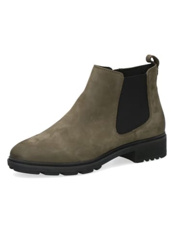 Caprice Leren boots olijfgroen
