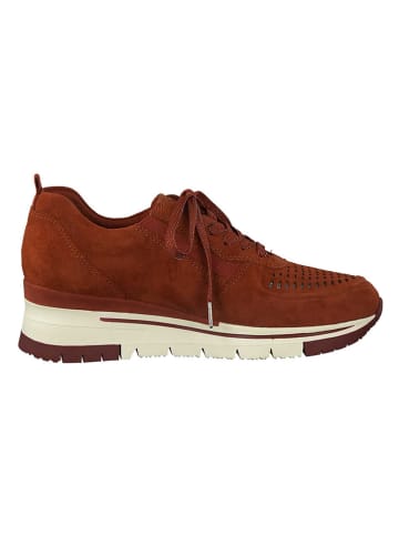 Tamaris Leren sneakers rood