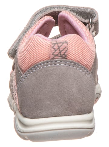 Richter Shoes Sandały w kolorze szaro-jasnoróżowym