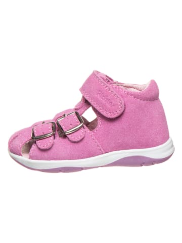 Richter Shoes Leren enkelsandalen roze