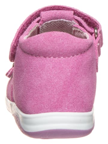Richter Shoes Skórzane półsandały w kolorze różowym