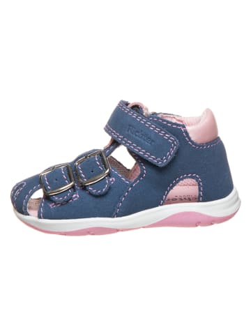 Richter Shoes Leren enkelsandalen blauw