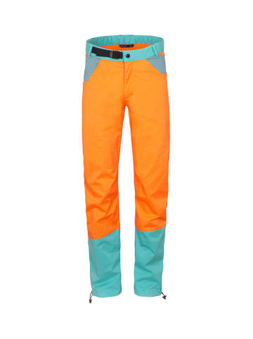 MILO Spodnie funkcyjne w kolorze pomarańczowo-turkusowym