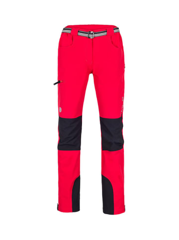 MILO Spodnie funkcyjne w kolorze czerwono-czarnym