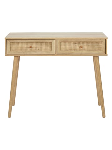 Ethnical Life Konsola "Bali" w kolorze jasnobrązowym - 100 x 81 x 29 cm