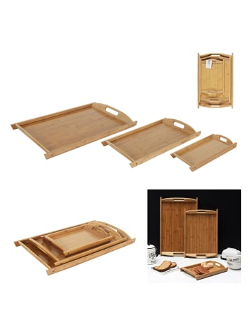 Make a Wish Taca w kolorze brązowym - 52,5 x 34 x 5 cm