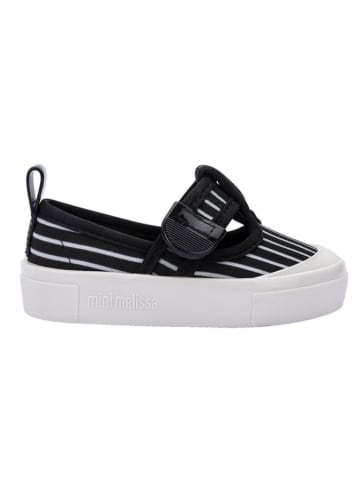Melissa Spangenballerinas in Schwarz/ Weiß