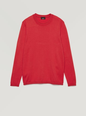 Sisley Sweter w kolorze czerwonym