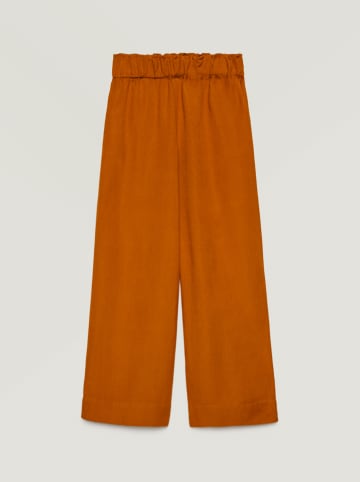 Sisley Spodnie w kolorze brązowoczerwonym