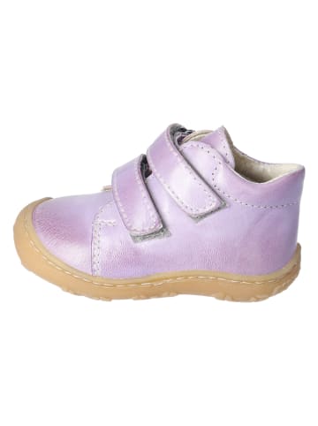 PEPINO Skórzane buty "Chrisy" w kolorze fioletowym do nauki chodzenia