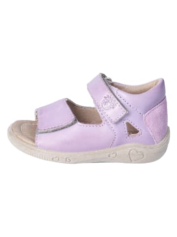 PEPINO Leder-Sandalen "Taya" in Flieder