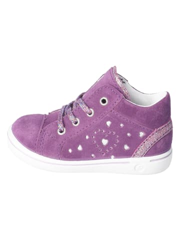 PEPINO Leder-Sneakers "Pia" in Lila