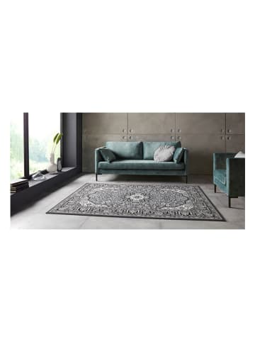 Nouristan Kurzflor-Teppich "Isfahan" in Anthrazit