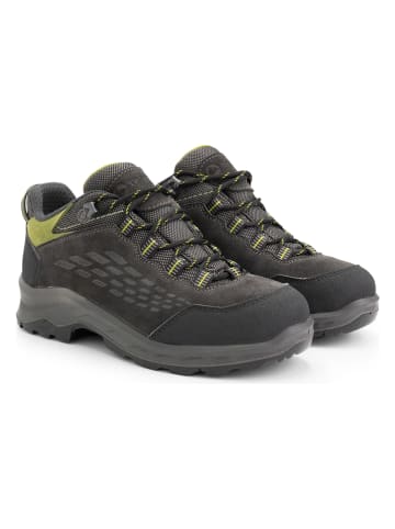 TRAVELIN' Leder-Wanderboots "Aborg" in Anthrazit