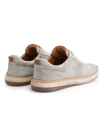 TRAVELIN' Leder-Sneakers "Bransford" in Grau