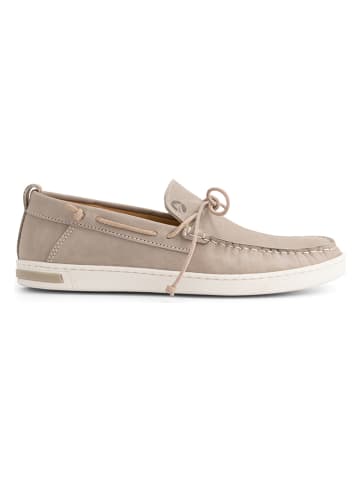 Travelin` Leren mocassins "Falmouth" beige