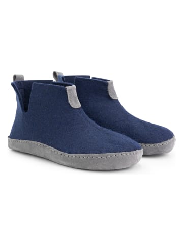 TRAVELIN' Pantoffels "Stay-Home" donkerblauw