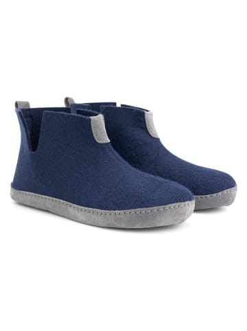 TRAVELIN' Pantoffels "Stay-Home" donkerblauw