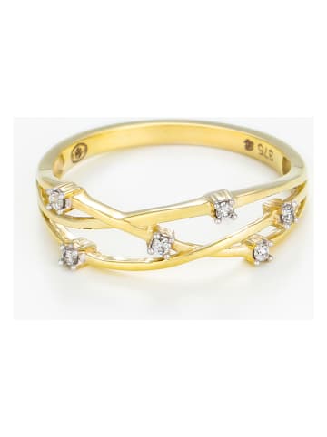 DIAMANTA Złoty pierścionek "Jolie Constellation" z diamentami