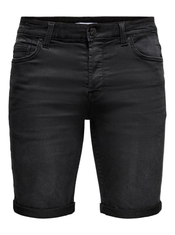 ONLY & SONS Spijkershort zwart
