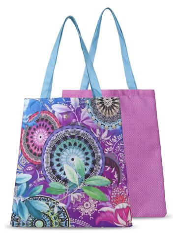 Hip Shopper "Axelle" paars/meerkleurig - (B)40 x (H)45 cm