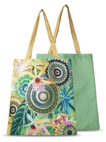 Hip Shopper "Yissa" groen/meerkleurig - (B)40 x (H)45 cm